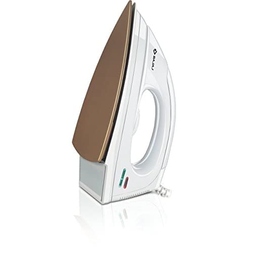Bajaj DX-7 1000W Dry Iron with Advance Soleplate and Anti-bacterial German Coating Technology, White - Image 7