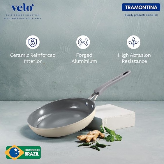 TRAMONTINA Velo Forged Fry Pan 20 cm - Sand - Image 5