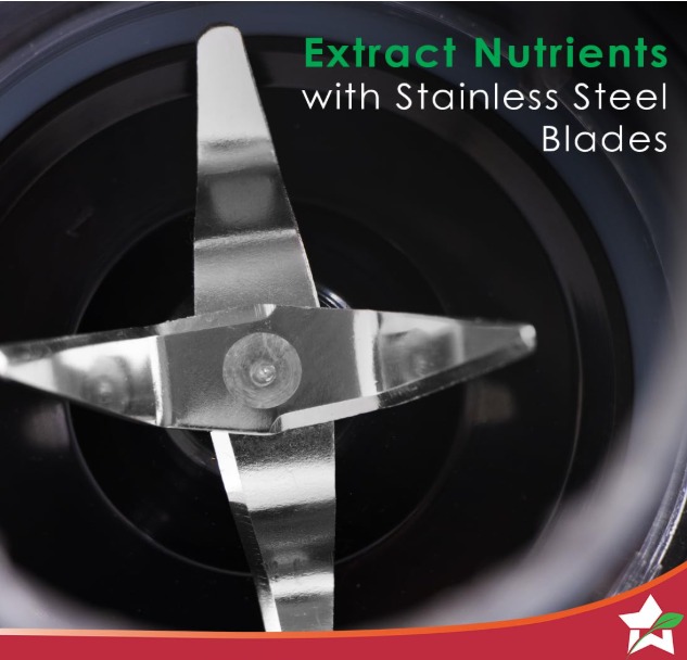 Wonderchef Nutri-blend Mixer Grinder Blender, Smoothie Maker, 3 Unbreakable Jars (Blending, Grinding, and Sipper Jar), 500W 22000 RPM 100% Full Copper Motor, SS Blades, 2 Year Warranty, Champagne - Image 2