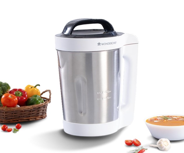 Wonderchef - 63152446 Automatic Soup Maker 800-Watt (White and Steel)