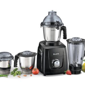 Sujata MG03 Mixer Grinder | The New Generation Mixer Grinder | Powerful and Versatile Kitchen Appliance | 1000 Watts Motor | 4 Stainless Steel Jars