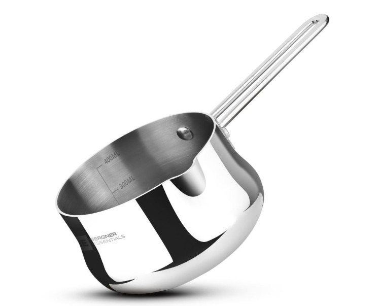 Bergner BE Essentials Tri-Ply 10cm Stainless Steel Coffee Warmer