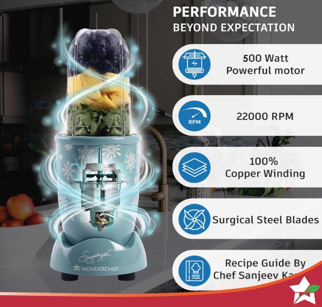 Wonderchef Nutri-blend Snowflakes - Image 8