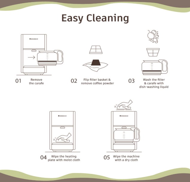 Wonderchef Regalia Pronto Coffee Maker Coffee Brewer Machine - Image 3