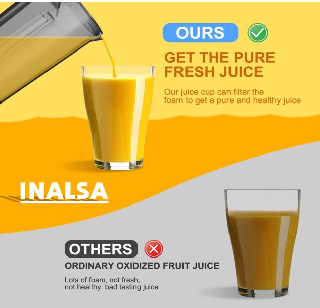 INALSA Electric Juicer Machine 900 Watt - Image 5