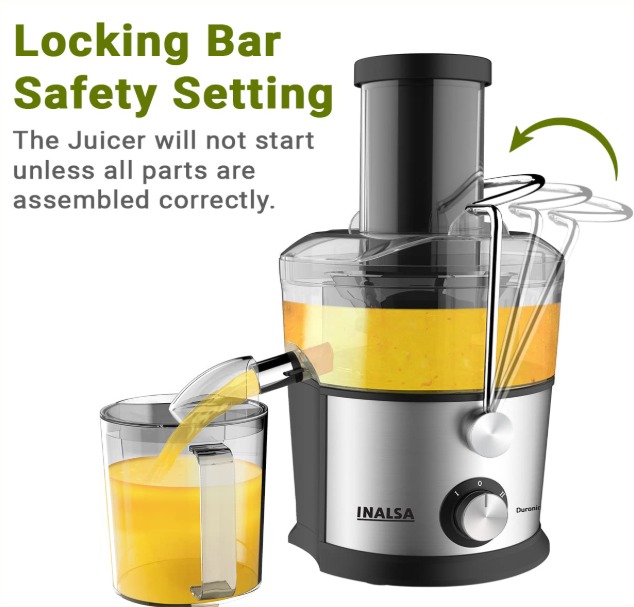INALSA Electric Juicer Machine 900 Watt - Image 3