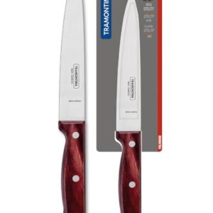 TRAMONTINA Polywood Stainless Steel Utility Knife/,15.2cm/6"