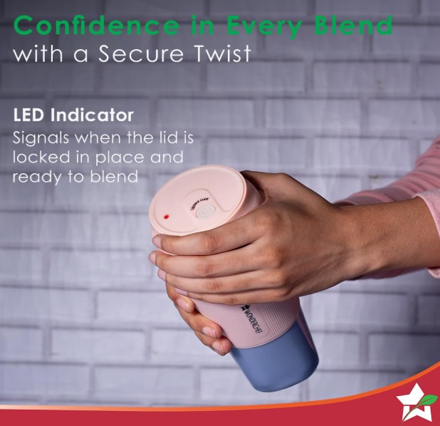 Wonderchef Plastic Nutri-Cup Portable Blender - Image 4