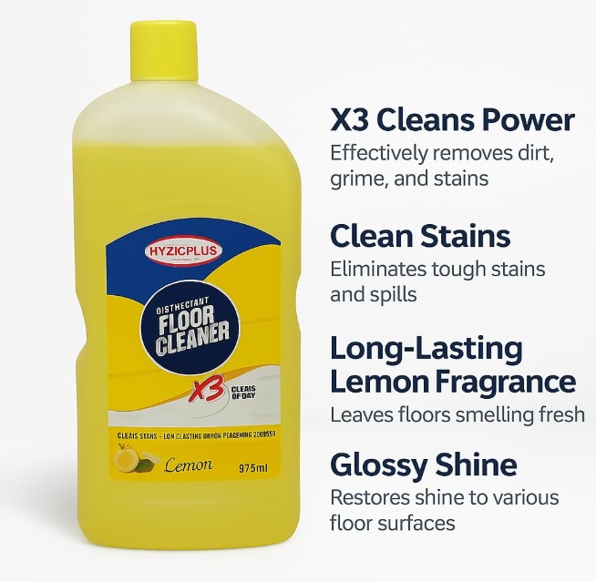 HYZICPLUS Disinfectant Surface and Floor Cleaner Liquid - Image 7
