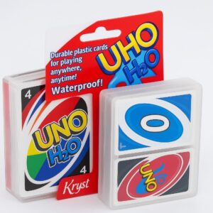 KRySt Clear PVC Waterproof Playing Cards, Family Card Game