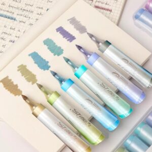 KRySt Metallic Acrylic Paint Marker Pens Set of 6