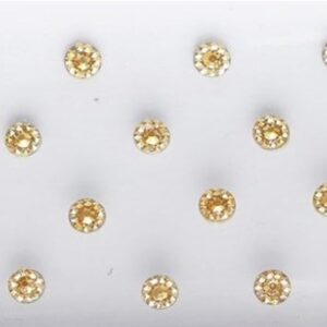 KRySt Bindi Packs Stone Bindi Fancy Designer Self-Adhesive Sticker Giftable Forehead Skin Friendly Glue Traditional Unique Bindi For Womens & Girls