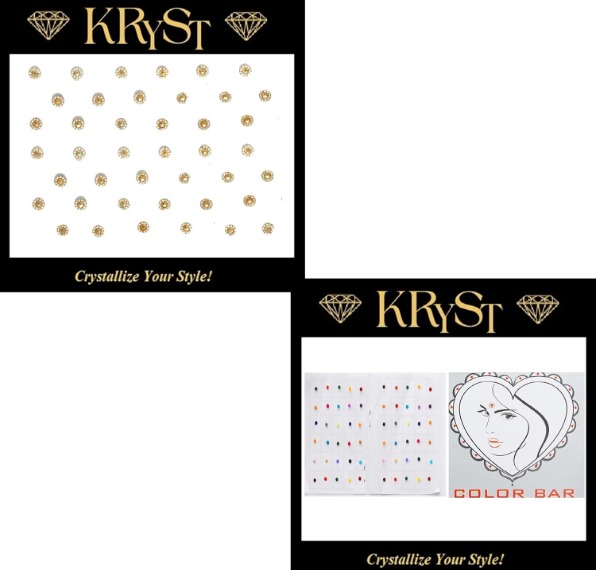 2 Bindi Packs Simple And Elegant Combo3